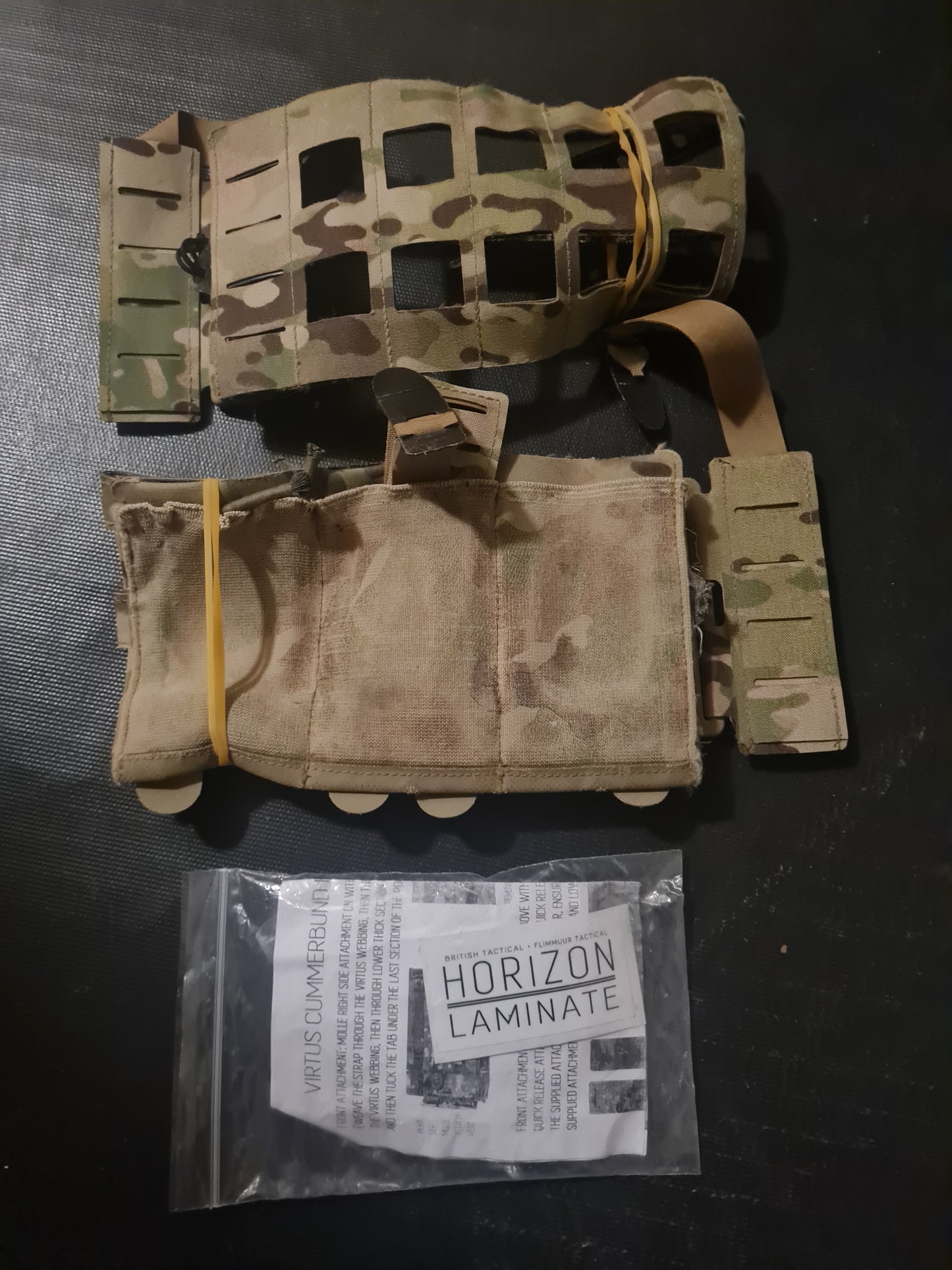 Luminae Virtus Cummberbund Set and Blue force placard