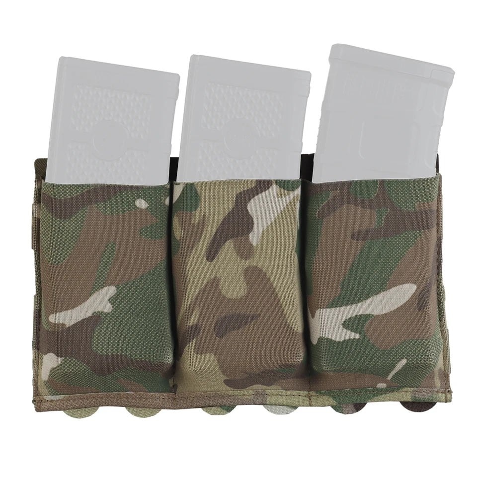 Multicam Triple 5.55mm Elasticated Pouch