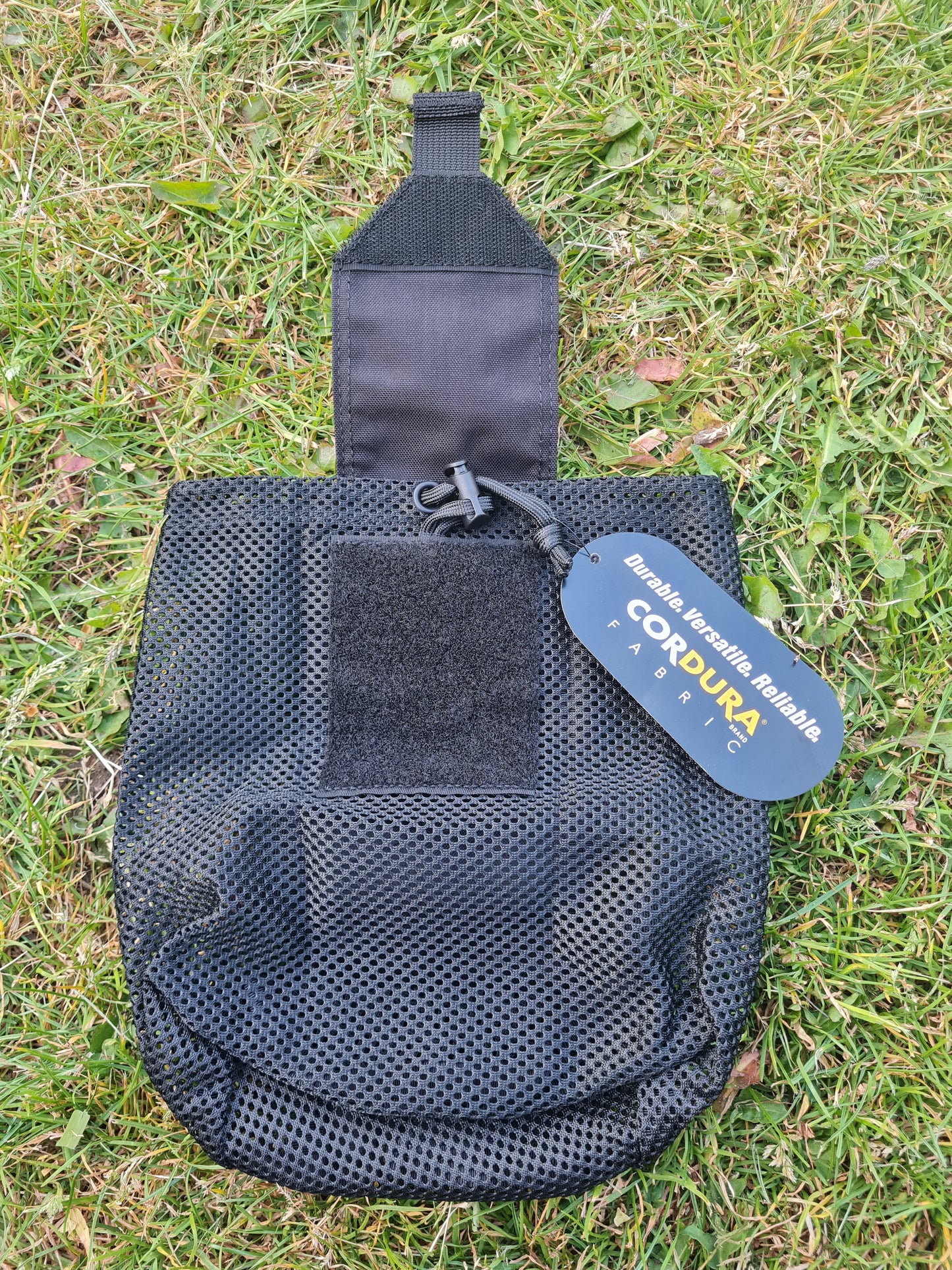 Black Mesh Dump Pouch