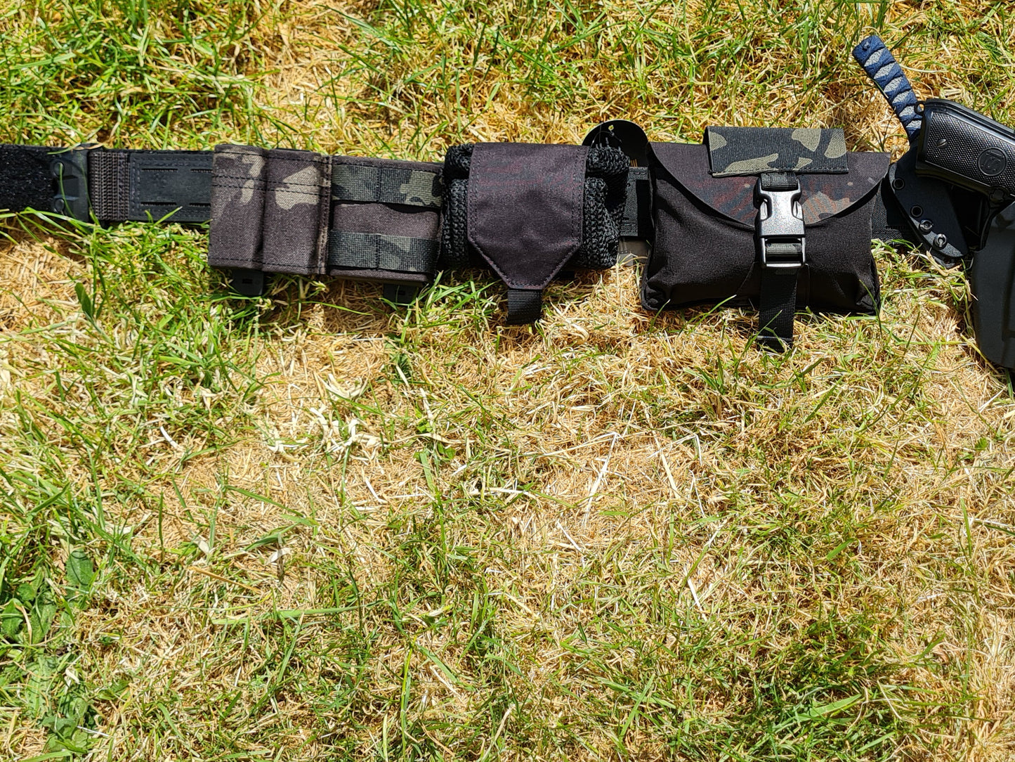 Black Multicam Shooters Belt