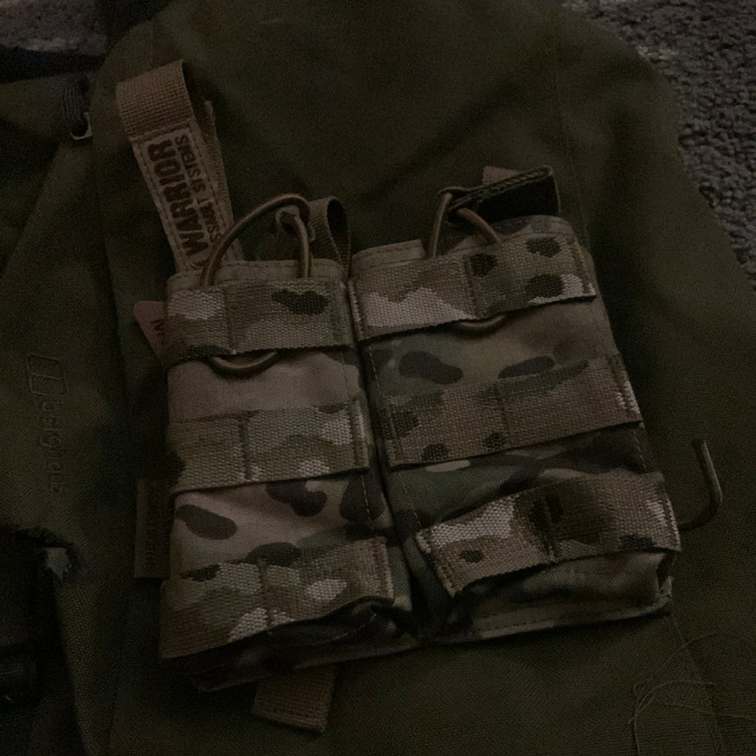 Warrior Elastic Double Mag Pouch