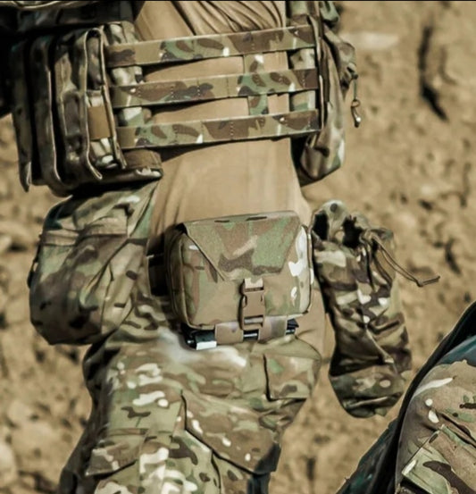 Multicam Tear Off Med Pouch