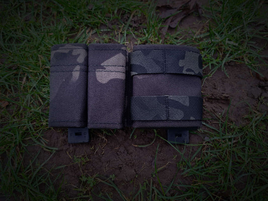 Black Multicam 9mm / 5.56mm Pouch